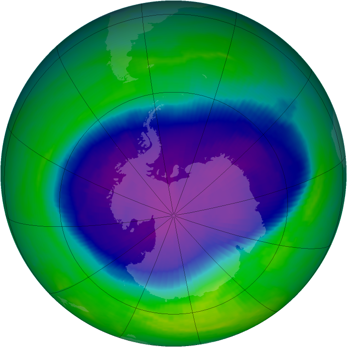 Ozone Map 1998-10-15